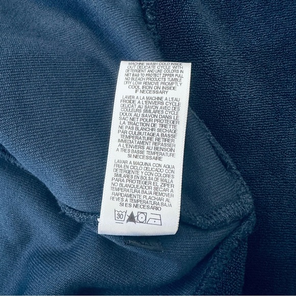 NWT Y2K Original Juicy Couture Puff Sleeve Terry Hoodie Regal Blue Medium - Picture 8 of 13